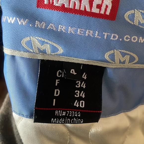 Marker Blue & White Ski Snow Coat - Picture 12 of 12